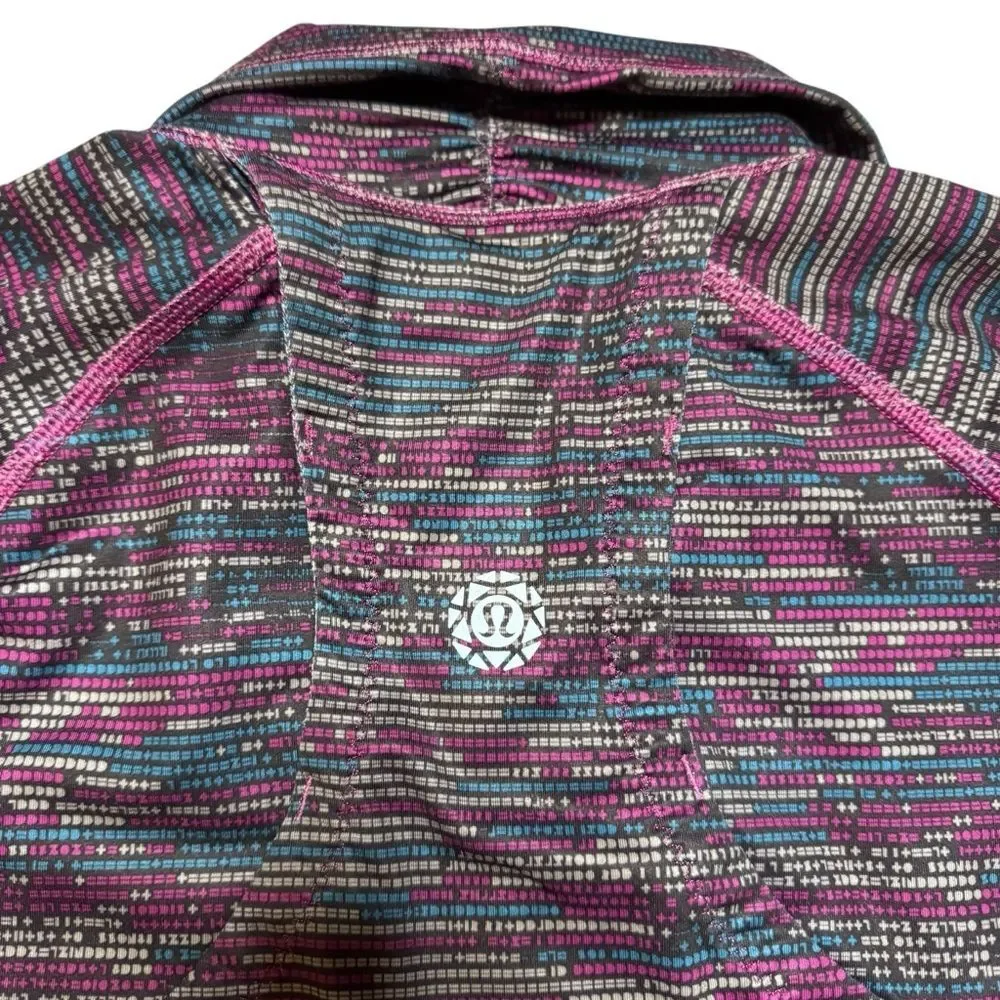 Lululemon Women's Race With Grace 1/2 Zip II 2016 SeaWheeze Size 10 (no tags)